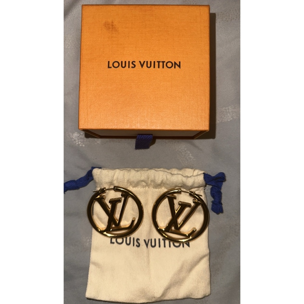 Louis Vuitton Louise Hoop GM Earrings
